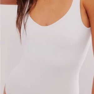 Free People white tank bodysuit